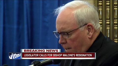 County lawmaker calls for Bishop Malone to resign