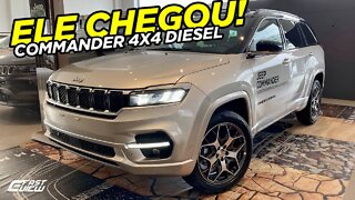 NOVO JEEP COMMANDER OVERLAND TD380 4X4 TURBO DIESEL 2022 EM DETALHES