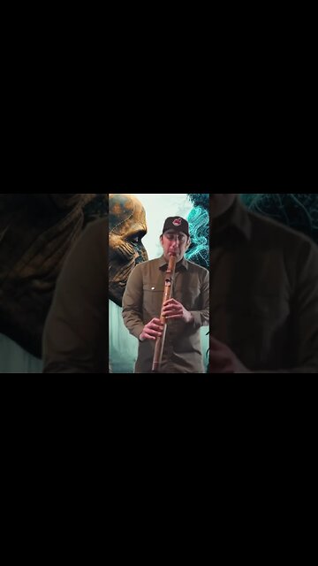 Bass Native American Flute In C #shorts