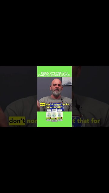 Being Over Weight Causes Hemorrhoids!