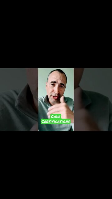 Code Certifications - are they important?