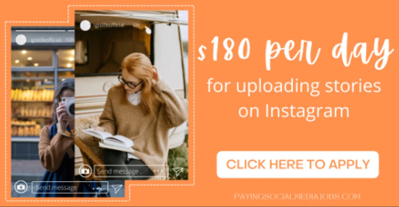 $175/day for posting photos on Instagram