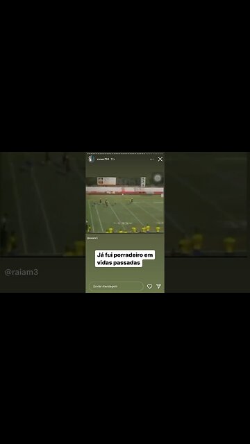 Raiam jogando futebol americano | Raiam Santos