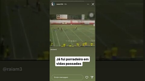 Raiam jogando futebol americano | Raiam Santos