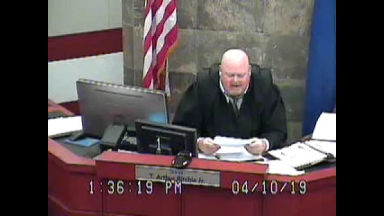 Vanburen vs Tyra matter before Family Court Judge Arthur Ritchie 04.10.19