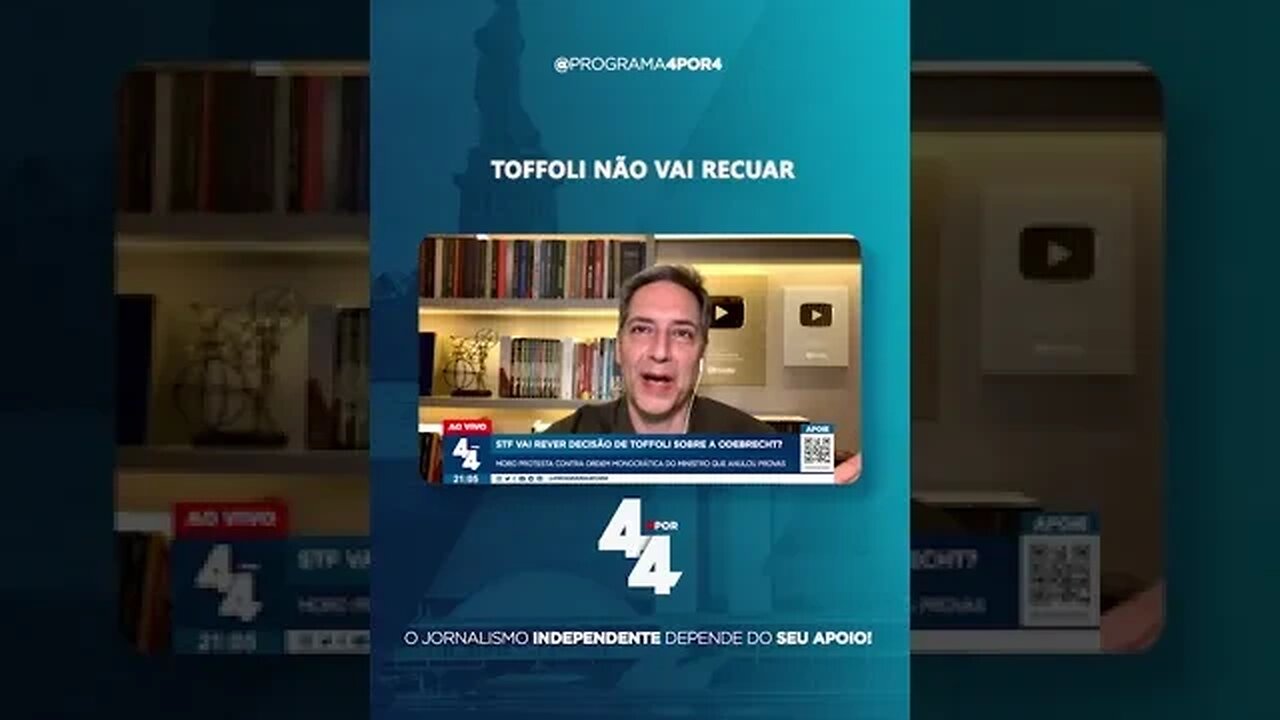 Debate: STF vai rever decisão de Toffoli sobre a Odebrecht? #shorts