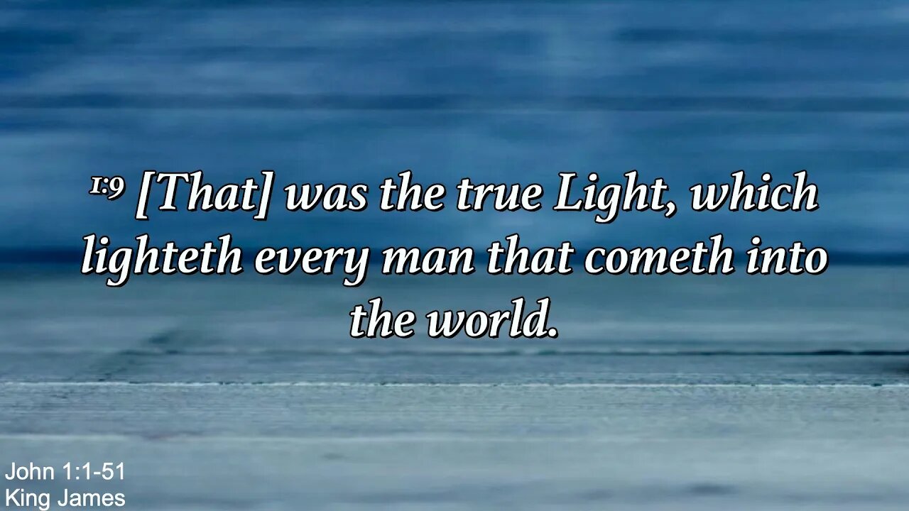 Wednesday Evening 22nd - The True Light