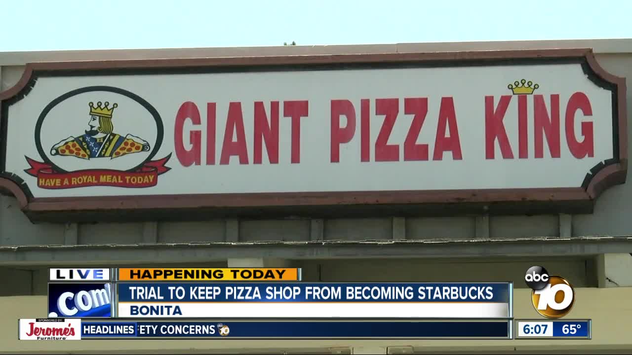 Giant Pizza King in Bonita fights to keep from becoming Starbucks