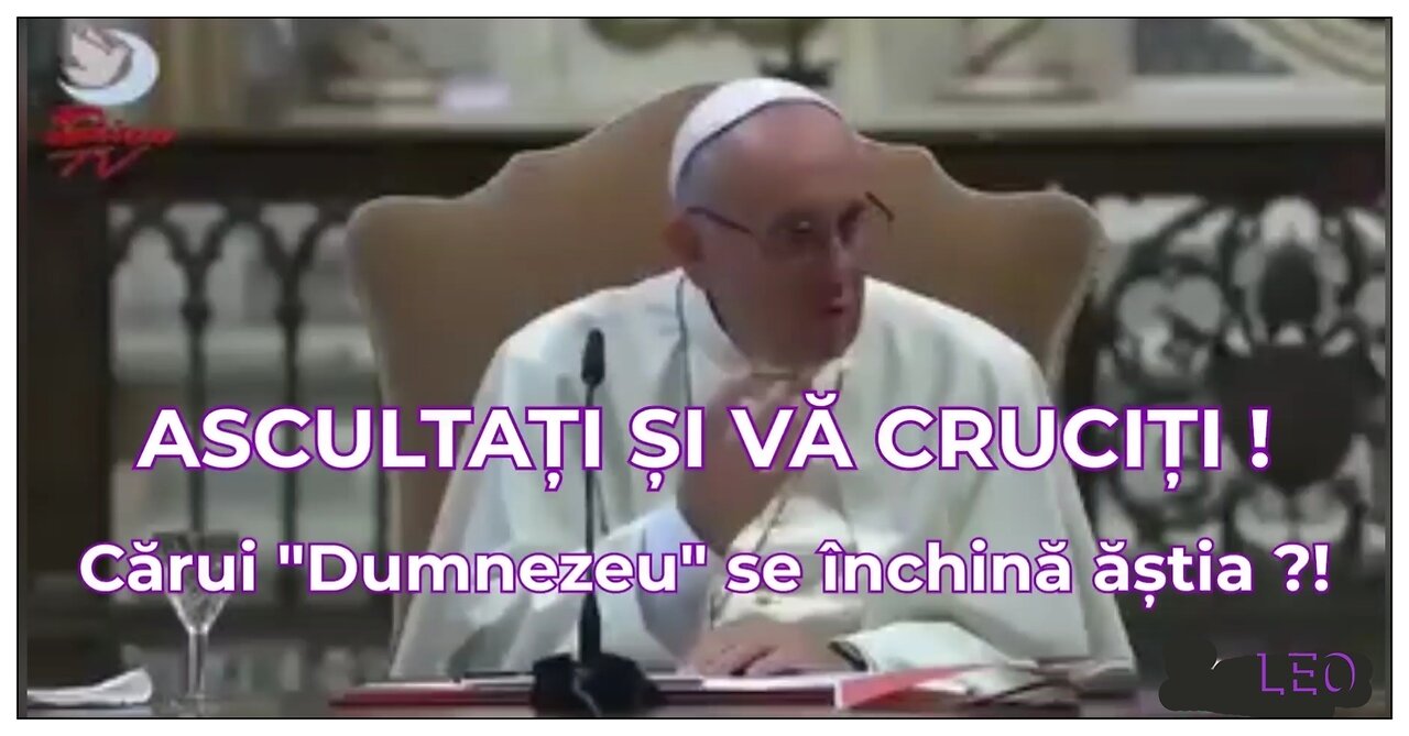 Papa anunta venirea Antihristului !