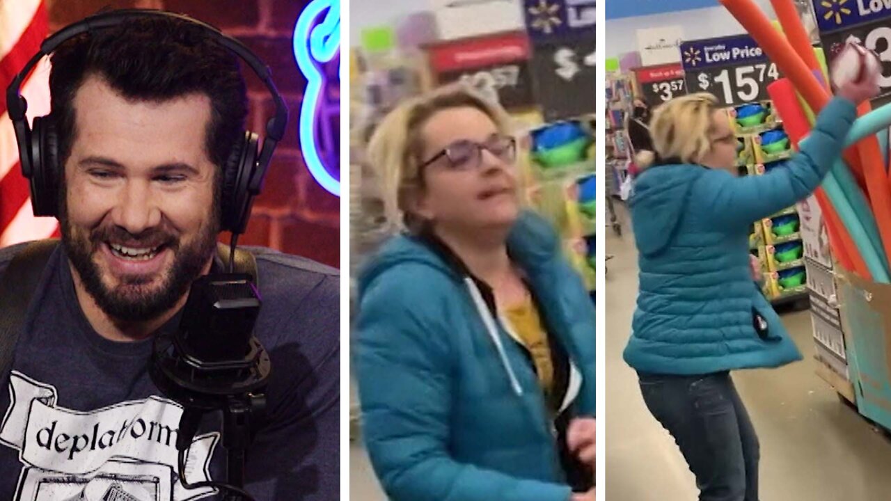 Crazy Lady Loses It in Walmart! Happy International Women's Day!