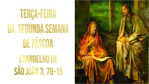 Evangelho da Terça-feira da Segunda Semana da Páscoa - Ano A Jo 3, 7b-15