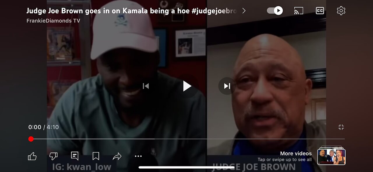 Judge Joe Brown EXPOSES Kamala “C*m Queen” Harris