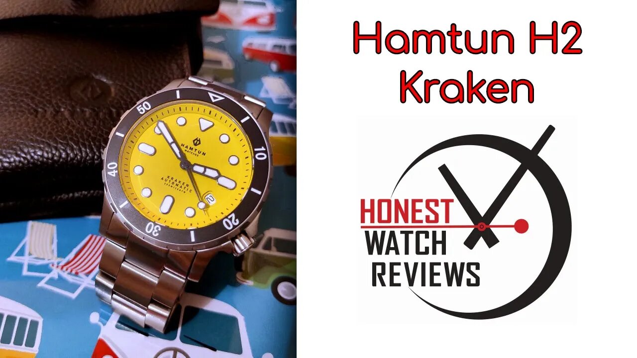 🏴󠁧󠁢󠁥󠁮󠁧󠁿 Hamtun H2 Kraken Titanium Diver Microbrand Honest Watch Review #HWR