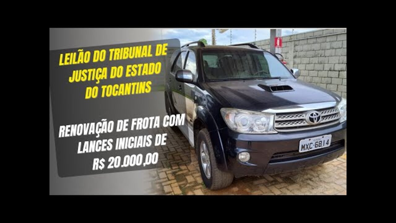 LEILÃO DE VEÍCULOS DO TRIB. DE JUSTIÇA DO TOCANTIS *CARROS EM EXCELENTE ESTADO*descontos de até 50%*