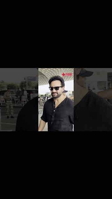 Saif Ali Khan Spotted At Mumbai Airport 📸✈️ #shorts