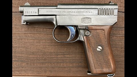 The Mauser 1910 6.35mm Pistol