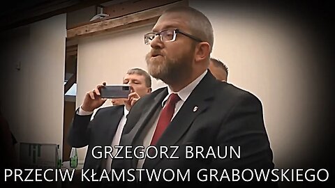 Grzegorz Braun przeciw kłamstwom Grabowskiego - interwencja w Niemieckim Instytucie Historycznym