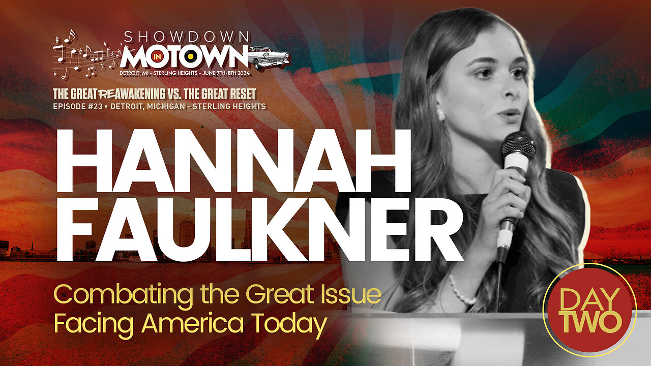 Hannah Faulkner | Hannah Faulkner Speaks At ReAwaken America Tour Detroit, Michigan! Join Navarro, Flynn, Eric Trump & Team America At Oct 18-19 Selma, NC ReAwaken! Request Tix Via Text 918-851-0102