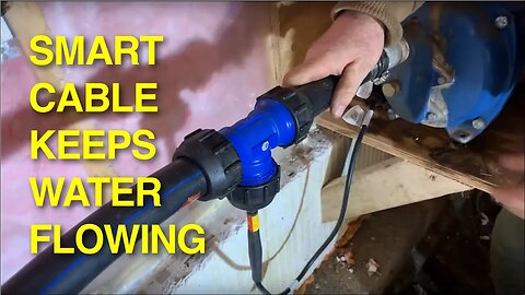 FREEZE-PROOF WATER LINE: Watch Self Regulating Heating Cable Installation