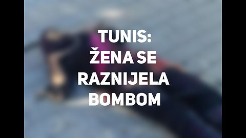 Tunis: žena se raznijela bombom