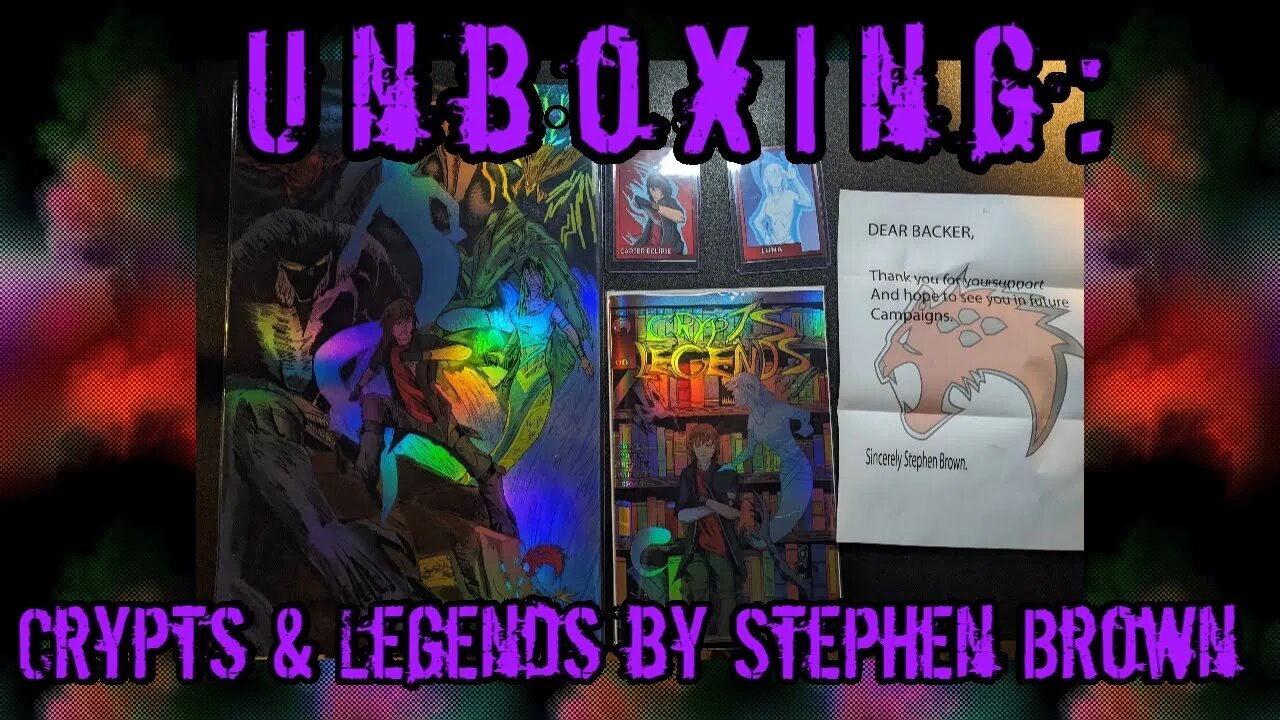 Unboxing: Crypts & Legends by Stephen Brown