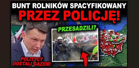 SKANDALICZNE SCENY PODCZAS PROTESTU ROLNIKÓW W WARSZAWIE!