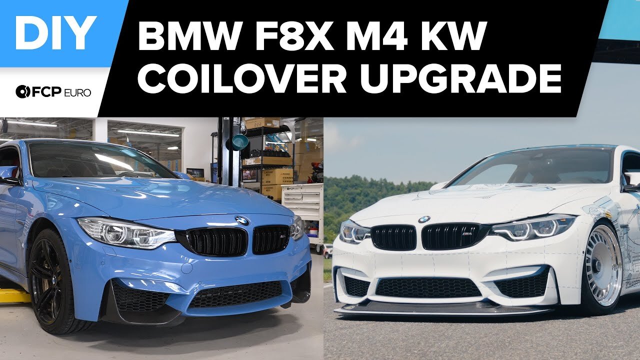 BMW M4 KW DDC Coilover Upgrade DIY (2015-2020 BMW F82 M4, F80 M3, F83 M4)