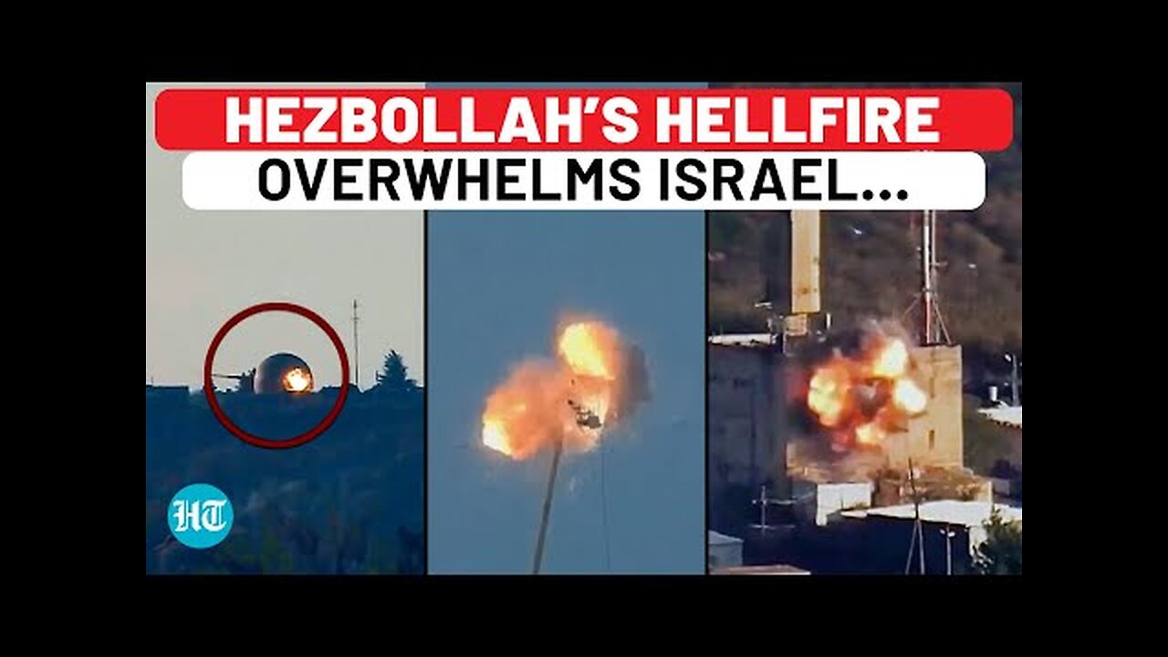 Falaq Rockets, Drone Swarms & More: Hezbollah Targets Israel With 8 Back-To-Back Midnight Attacks