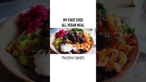 Phoenix James #phoenixjames #vegan #food #allvegan #veganmeal #eat #veganfood #firstever #eatingout