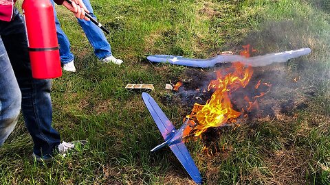 58 RC Plane Crashes in 6 Minutes