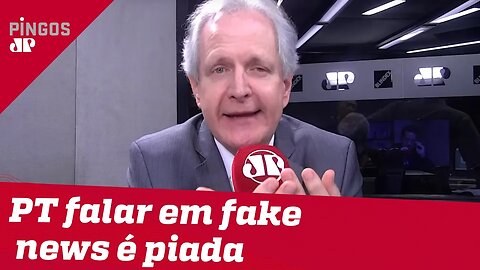 Augusto Nunes: PT falar em fake news é piada