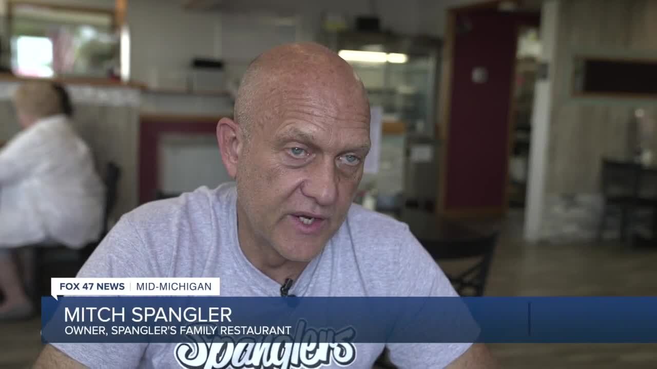 The owner of Spangler’s Family Restaurant says it was either stay open or go bankrupt.