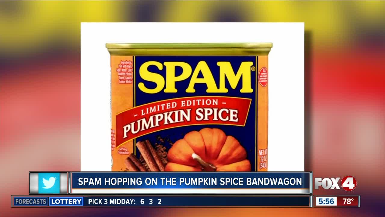 Spam hopping on the pumpkin spice bandwagon