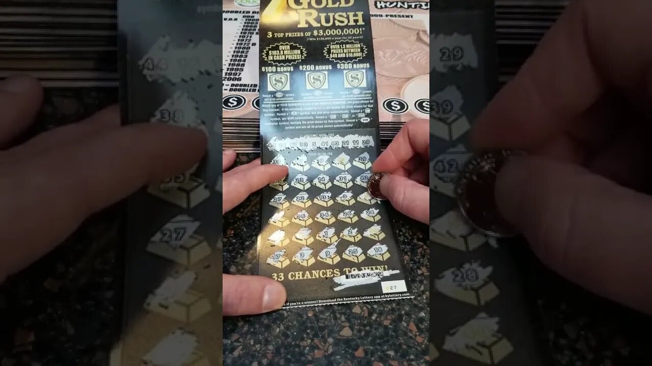 Gold Rush Lottery Winner! #lottery