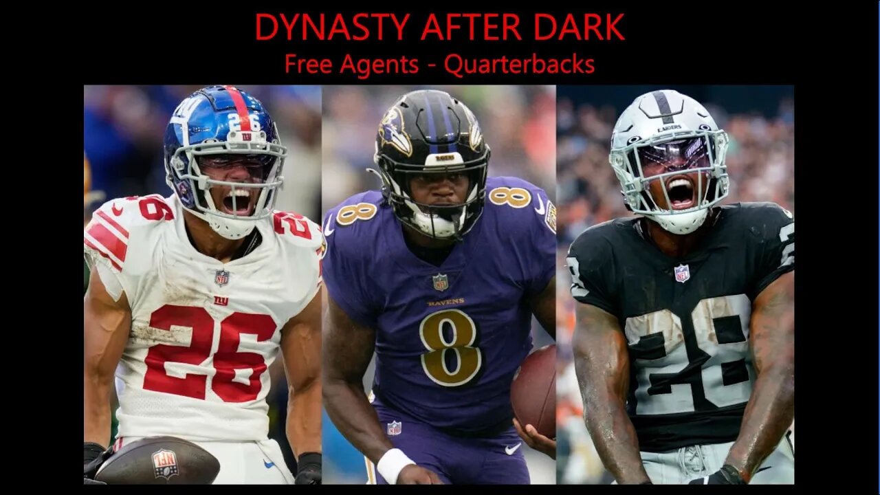 Dynasty After Dark: 2023 NFL Free Agent QBs