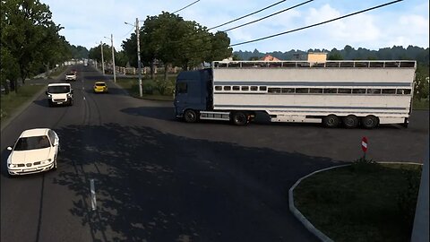 Wet and Wild: Cattle Transport in Rain | Euro Truck Simulator Adventure | Truck Game Video