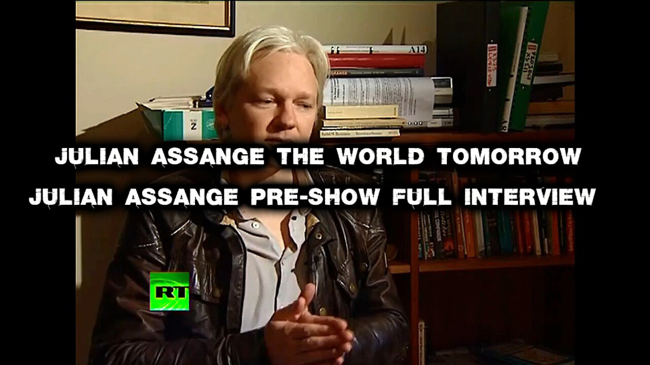 The World Tomorrow Julian Assange pre-show full interview