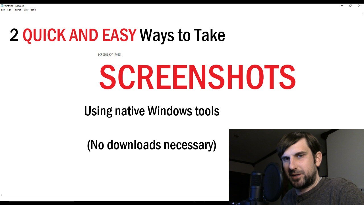 Simple Way to take a Screenshot