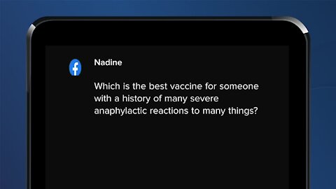 Which is the best vaccine for someone with a history of severe anaphylactic reactions to many things?