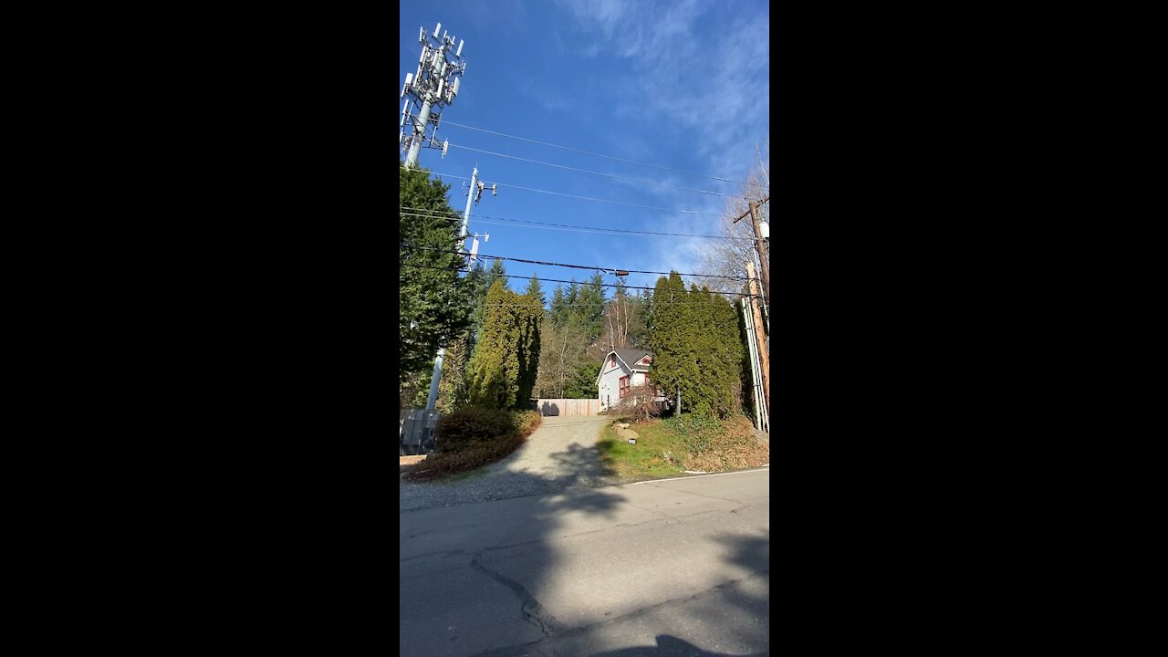 City living next to microwave towers...