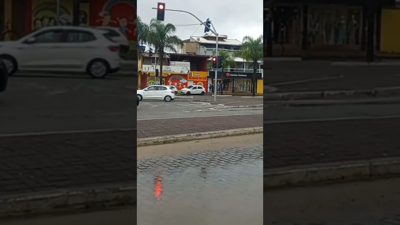 Chuvas e alagamentos em Jardim Esperança, Cabo Frio, RJ! #shorts