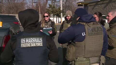 Operation Relentless - federal officers searching for fugitives