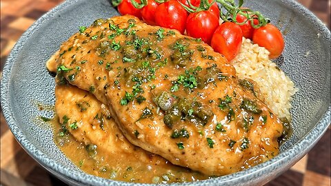 Chicken Piccata - one of my favourite mid-week dinners! 🔥