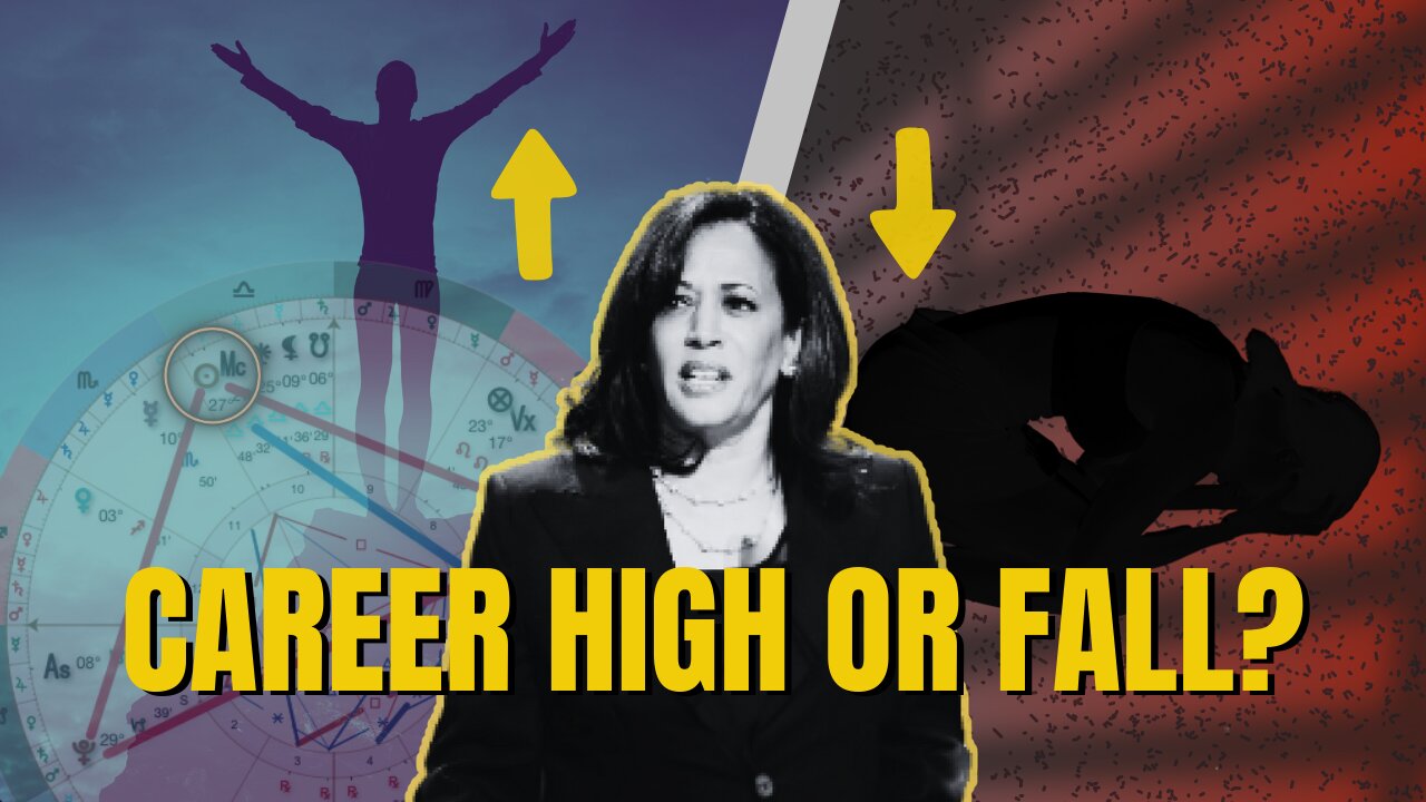 Is Kamala Rising to Career Peaks or Falling from Grace? | A Progressed Moon in Decline