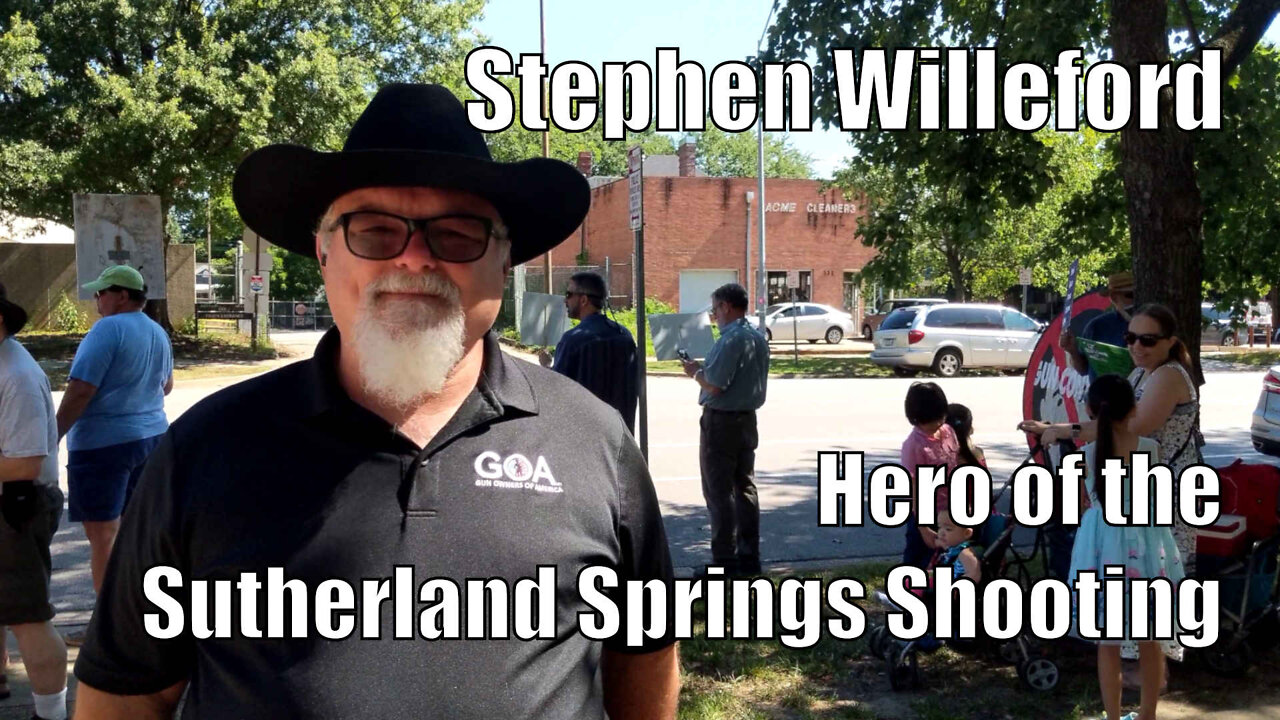 Hero of Sutherland Springs Shooting joins Pro-Gun Rights "Traitor Thom" Protest