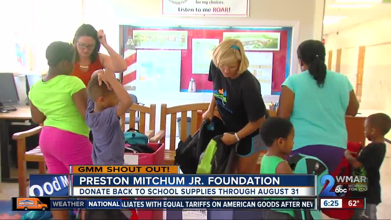 Good morning from the Preston Mitchum Jr. Foundation!
