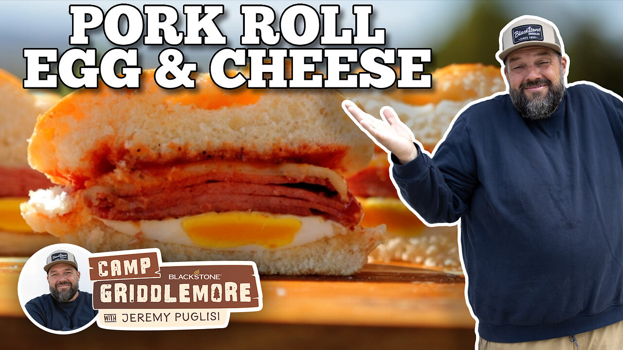 Pork Roll Egg & Cheese Sandwich | Blackstone Griddles