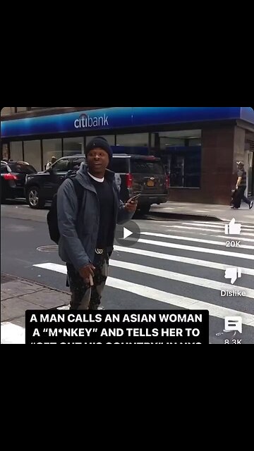 This foundational black American calls Asians monkeys and tells them to get out of his country.