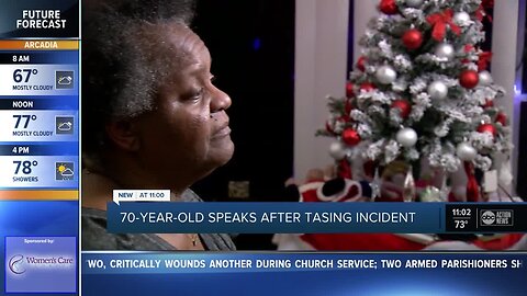 70-year-old speaks after tasing incident