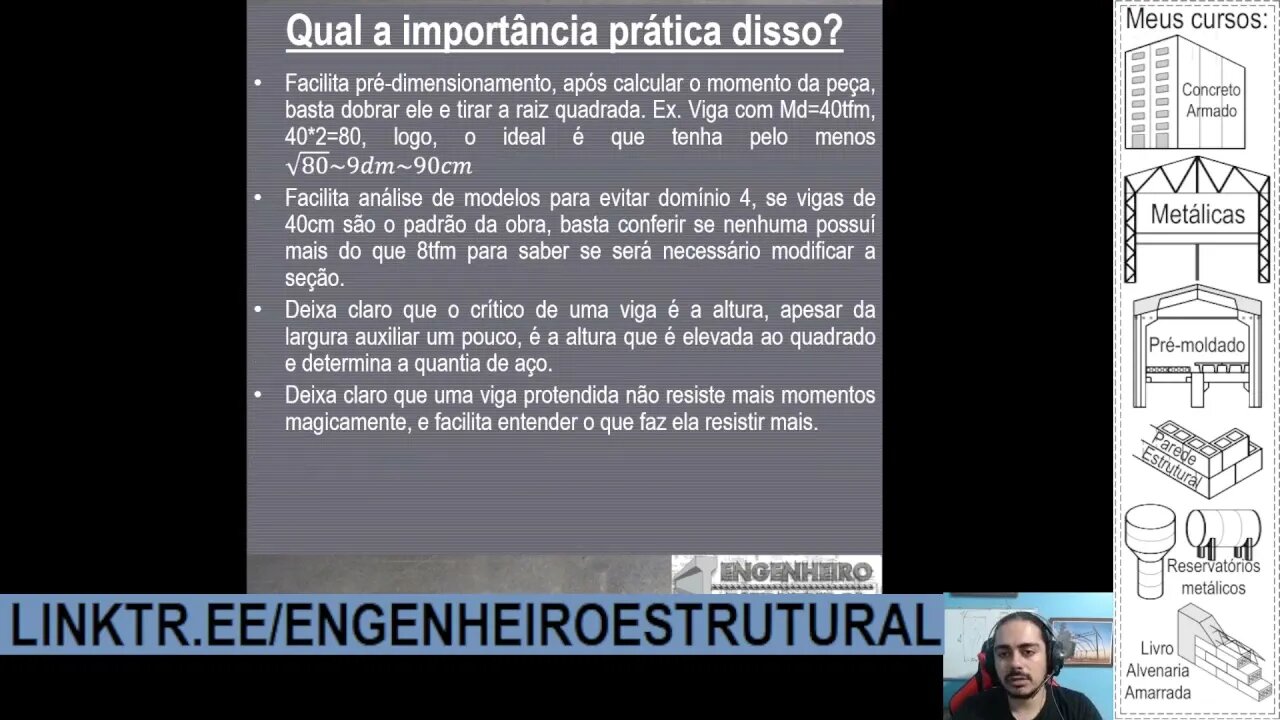 Qual momento maximo de uma viga armada ou protendida - Eng. Estrutural